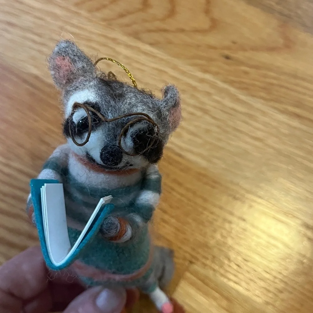 Anthropologie Hobbie Handmade Felt Ornaments Teachers NWT